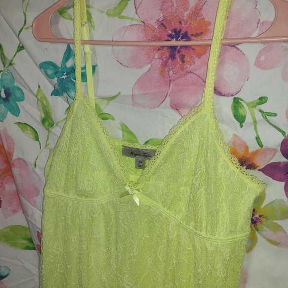 Morgan Taylor Women's bright yellow lingerie M - Picture 2 of 5